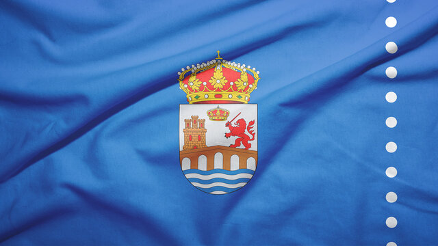 Ourense Province Of Spain Flag