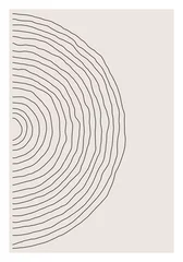 Abwaschbare Fototapete Minimalistische Kunst Trendige abstrakte kreative minimalistische künstlerische handgemalte Komposition