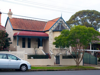 Suburban federation house in Sydney NSW Australia 