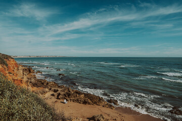 Playa disfrutar fotografia verano vacaciones calido sur españa cadiz castillo de sancti petri madera estructura