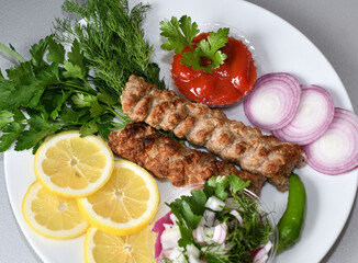 Lula kebab in Mediterranean cuisine