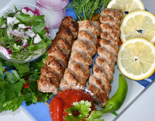 Lula kebab in Mediterranean cuisine