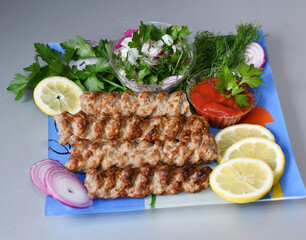 Lula kebab in Mediterranean cuisine