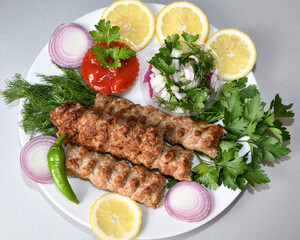 Lula kebab in Mediterranean cuisine