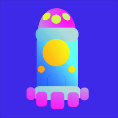 Space. Vector abstract illustrations of an astronaut, planets, galaxy, mars, future, earth and stars. Science fiction drawing for poster, cover or background=)
