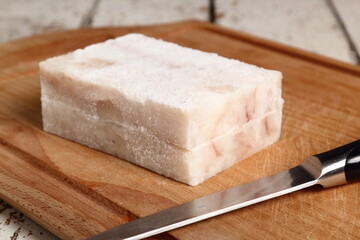 Frozen Fish Fillet Block, Alaska Pollock.
