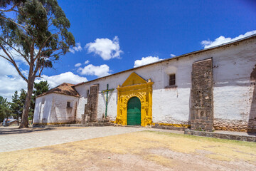 Fototapeta na wymiar Church of our Lady of the Assumption, in Chucuito, Peru