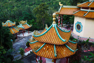 Chinese Temple in Co Phangan island in Thailand