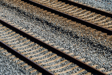 railway tracks detail