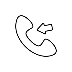 Phone icon set. Connection vector collection.