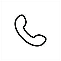 Phone icon set. Connection vector collection.