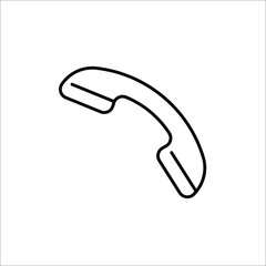 Phone icon set. Connection vector collection.