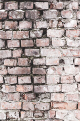 Grungy Wide Brickwall. Grunge Stonewall Background. Shabby Great background or texture.