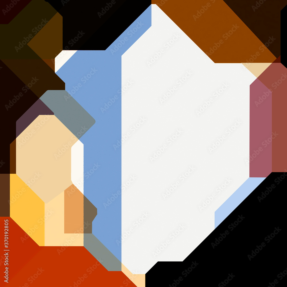 Poster minimalist multicolor abstract design background with copyspace