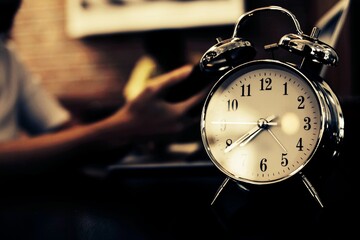 vintage alarm clock