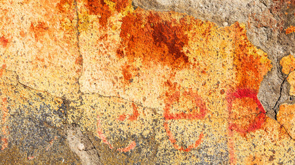 Abstract concrete, weathered with cracks and scratches. Grungy Concrete Surface. Great background or texture.