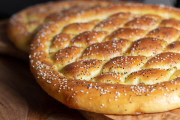 traditional home made turkish bread.