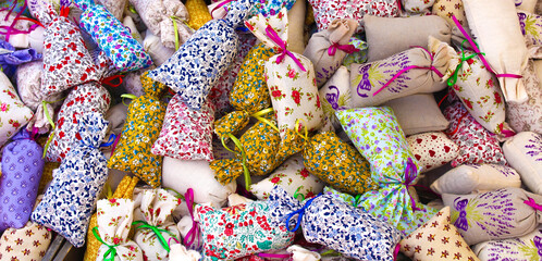 Sachets de lavande, souvenir de provence, France