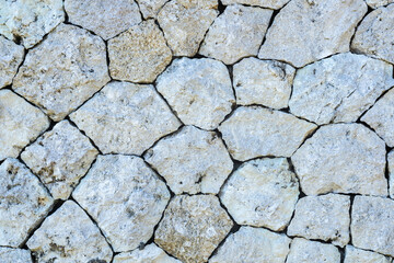 Stone wall texture.