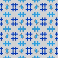 seamless background with multicolored repeating patterns.
3d illustration, 3d rendering.