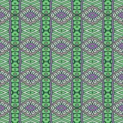 seamless background with multicolored repeating patterns.
3d illustration, 3d rendering.