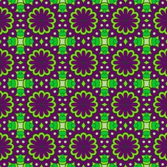 seamless background with multicolored repeating patterns.
3d illustration, 3d rendering.