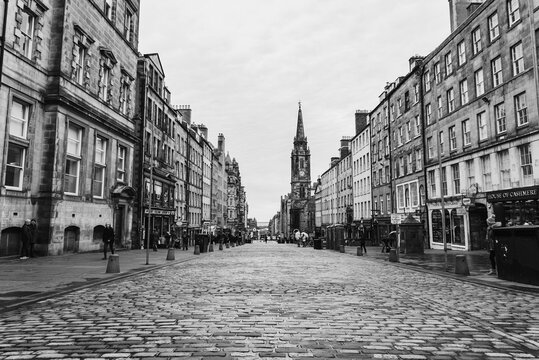 Old street in Edinburgh