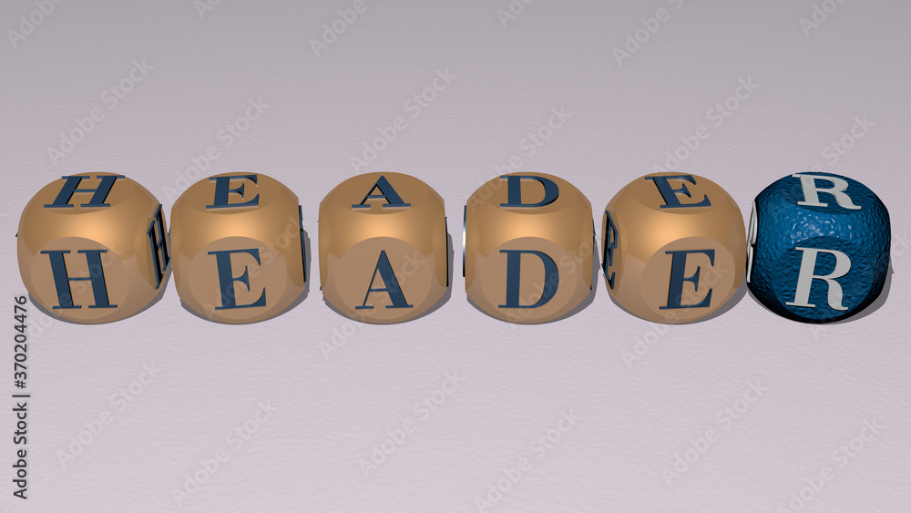 Poster crosswords of header arranged by cubic letters on a mirror floor, concept meaning and presentation. 