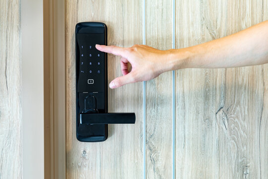 Hand open door digital and access control in a condo