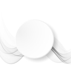 Abstract gray waving background Gray wave flow