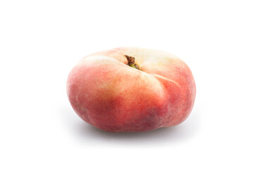 Fresh ripe perfect beautiful natural fruit peach