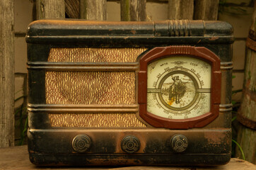 Old retro cccp russian radio, russia