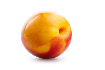 Fresh ripe perfect beautiful natural fruit peach