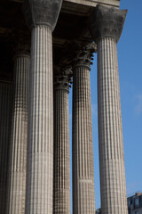 Pilars of Madeleine Church Entrance; Paris