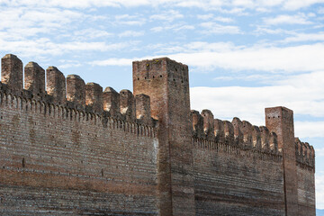 The walled town of Cittadella in Italy