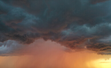 Fototapeta na wymiar Low Angle View Of Storm Clouds In Sky