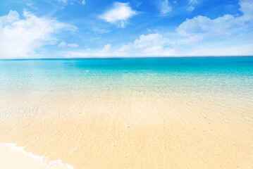 Okinawa beach, seascape Japan