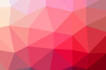 Obraz premium Illustration of abstract Red horizontal low poly background. Beautiful polygon design pattern.