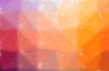 Illustration of orange and purple Watercolor Wash paint background, digitally generated.