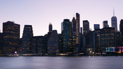 Fototapeta premium landscape of lower manhattan NYC 