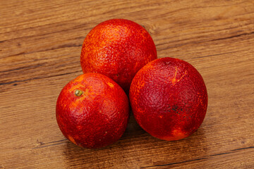 Red sweet orange over background