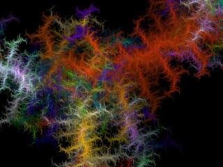 Imaginatory fractal background Image
