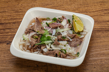 Vietnamese cuisine - Pho Bo soup