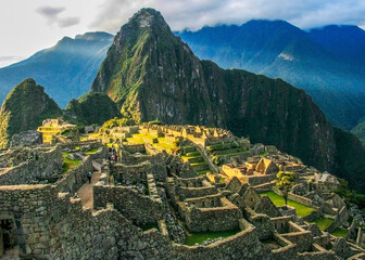 Machu Picchu, Peru at sunset