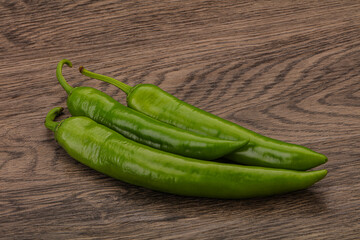 Ripe tasty spicy green pepper