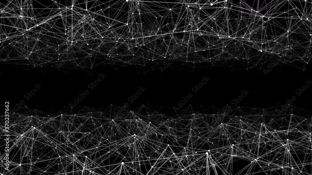 Wall mural big data network connection background