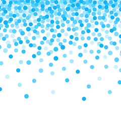 Falling Confetti Background - Colorful confetti falling on solid white background