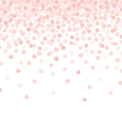 Falling Confetti Background - Colorful confetti falling on solid white background © Mai