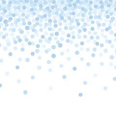 Falling Confetti Background - Colorful confetti falling on solid white background © Mai