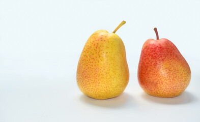 pear on white background